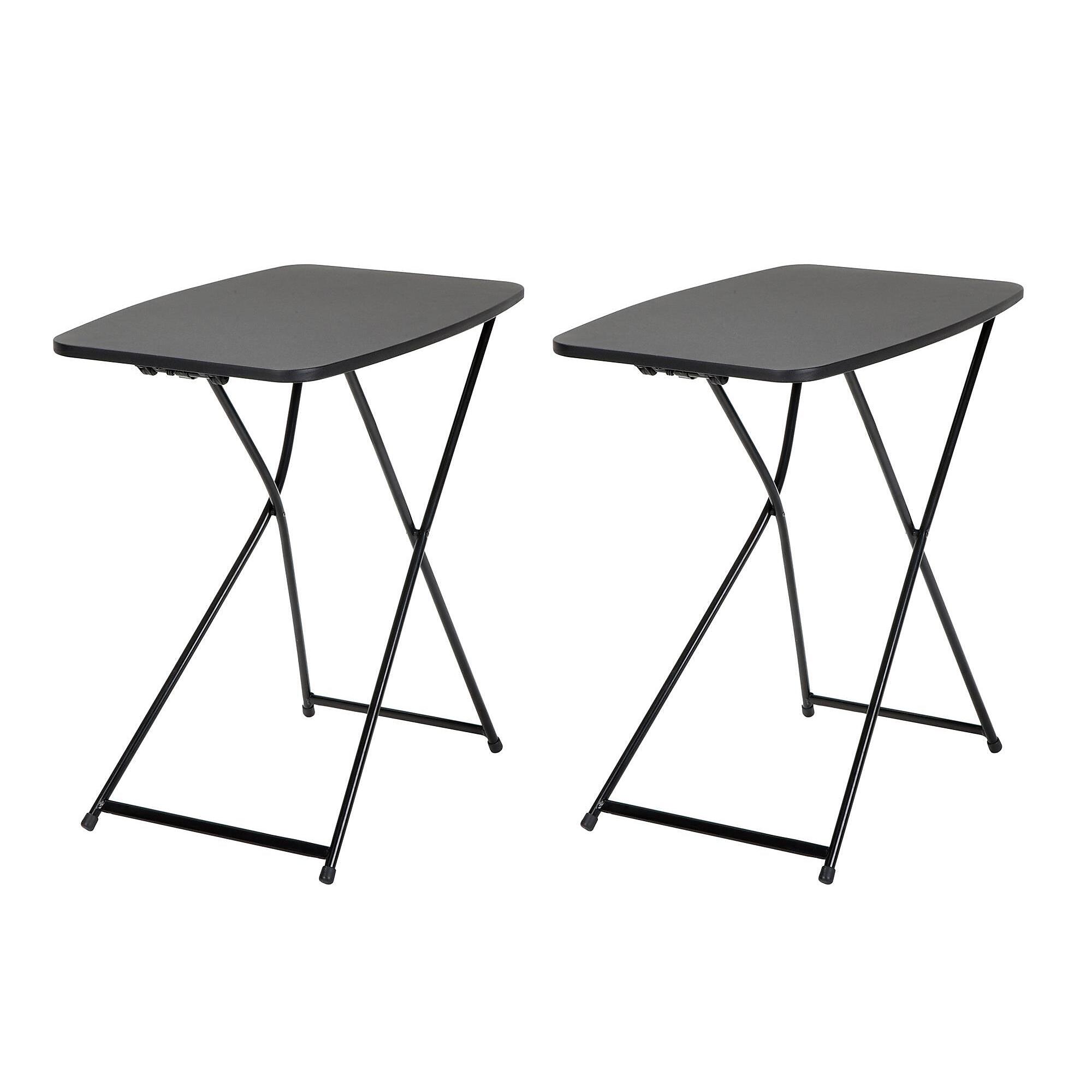 Cosco, Personal Activity Table, Adjustable Height, 2PK, Height 28 in, Width 26 in, Length 18 in, Model# 37129BLK2E